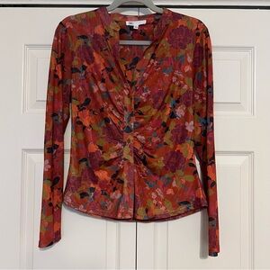 EUC DR2 Floral Blouse